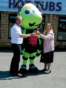 Franklin Hill with Deputy Mayoress Isabella Davies