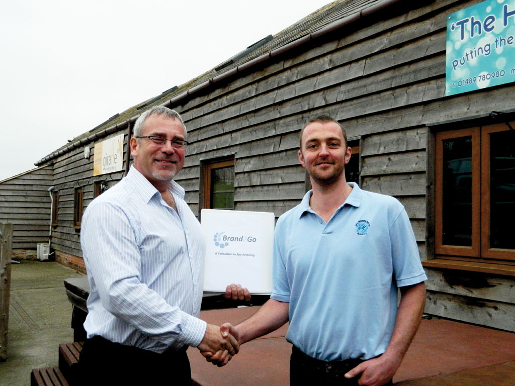 Tony Welsby (left)