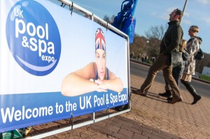 UK Pool & Spa Expo Sign Picture
